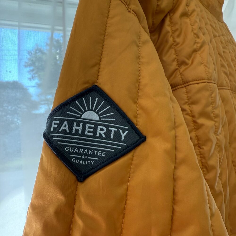 Faherty Women's Atmosphere Brook Jacket, Amber, Sz Small - NWT - Picture 5 of 8